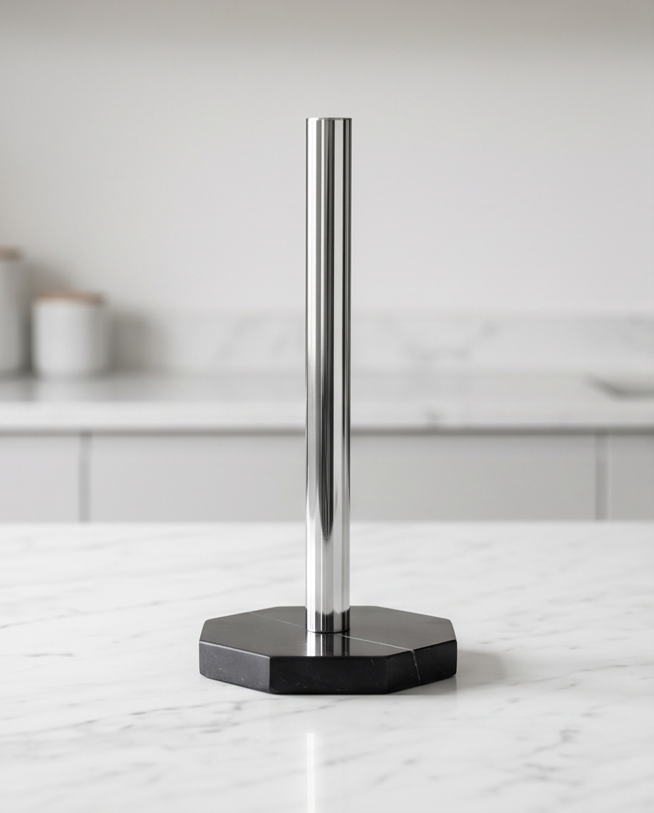 Quartz Stone Kitchen Towel Holder — Handcrafted