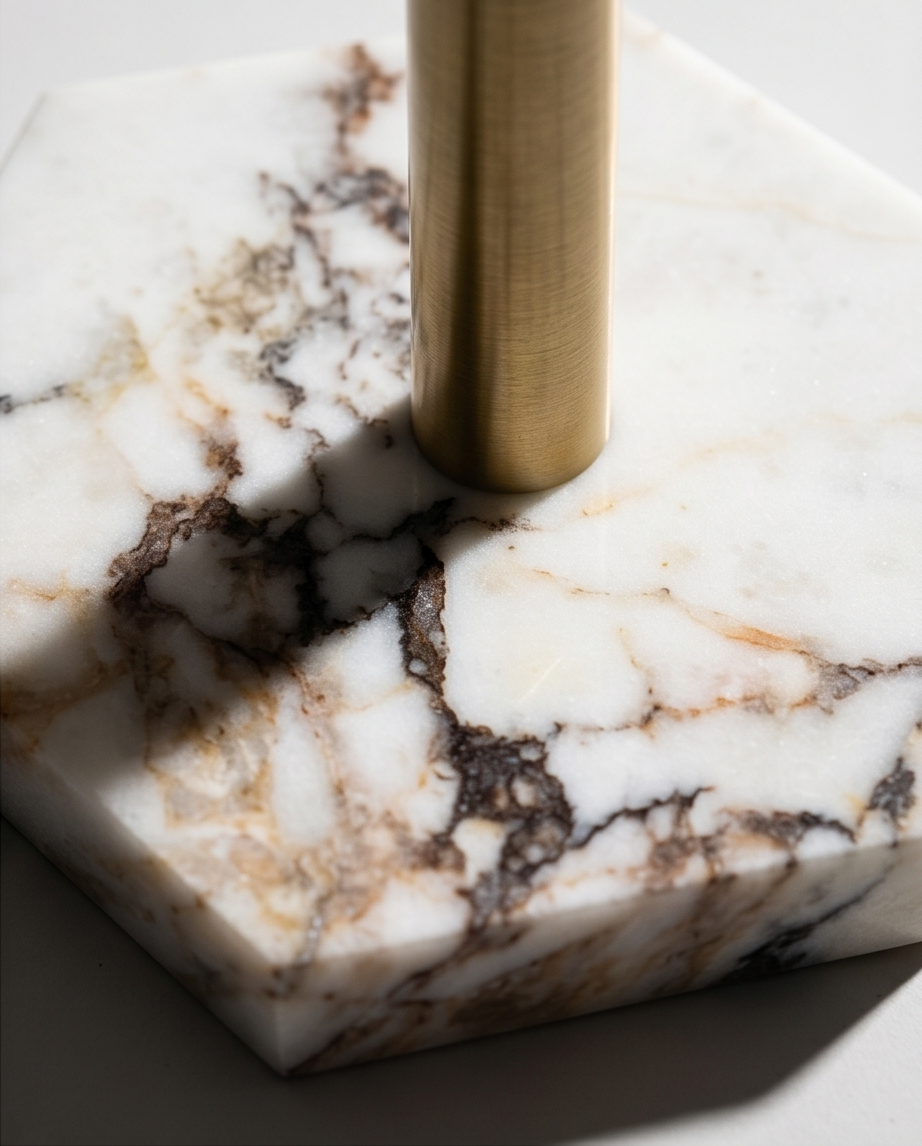 Marble Kitchen Towel Holder — Handcrafted Natural Stone