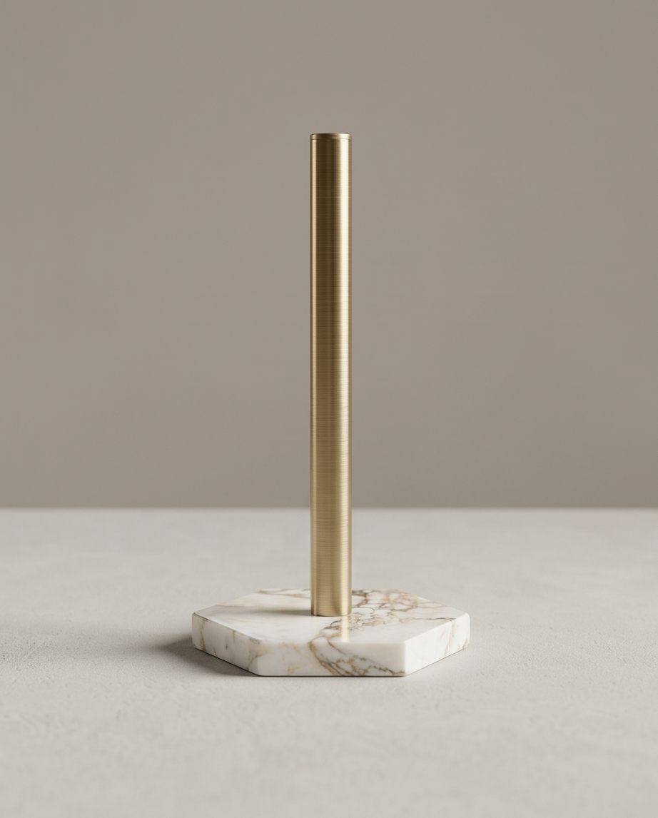 Marble Kitchen Towel Holder — Handcrafted Natural Stone