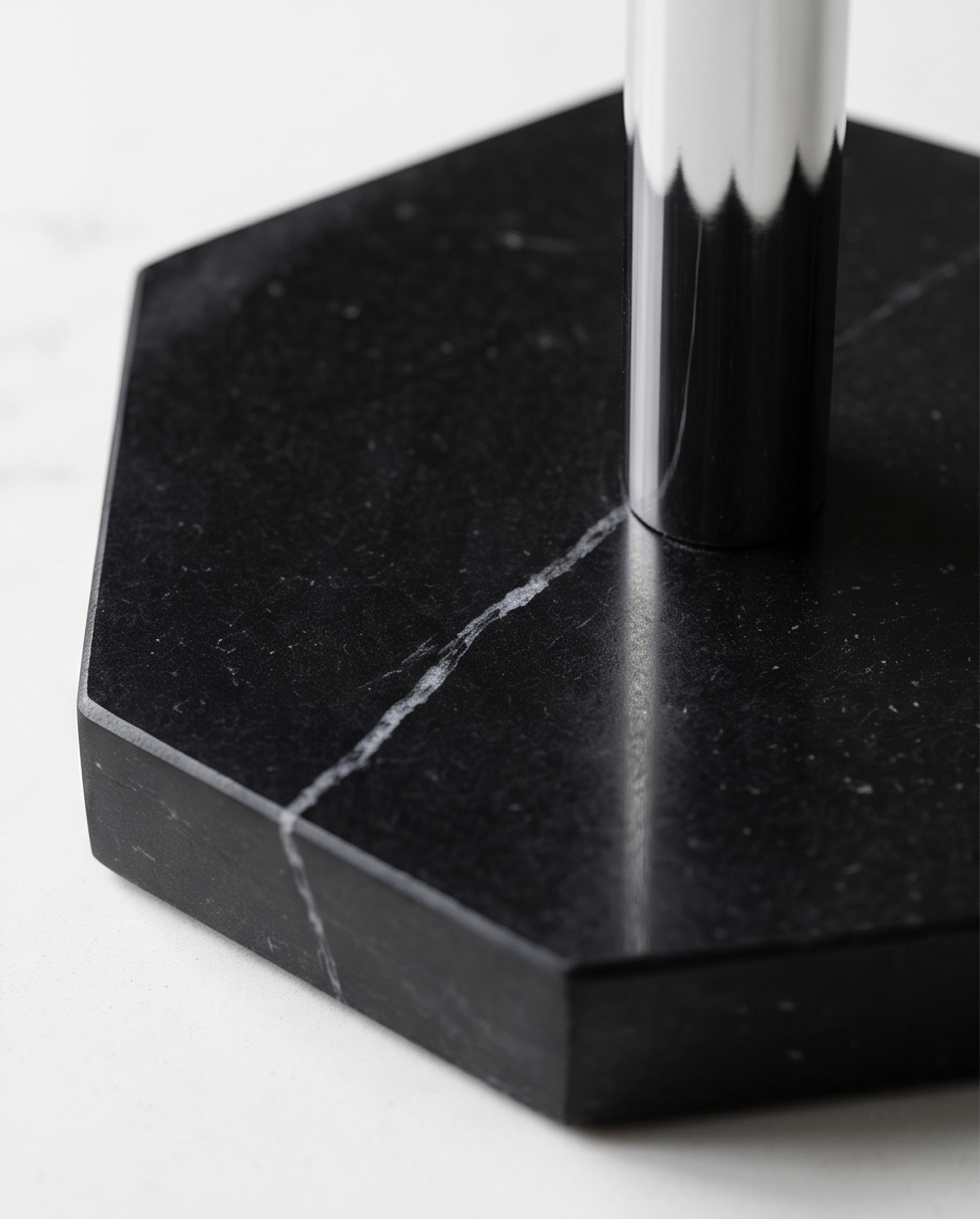 Quartz Stone Kitchen Towel Holder — Handcrafted
